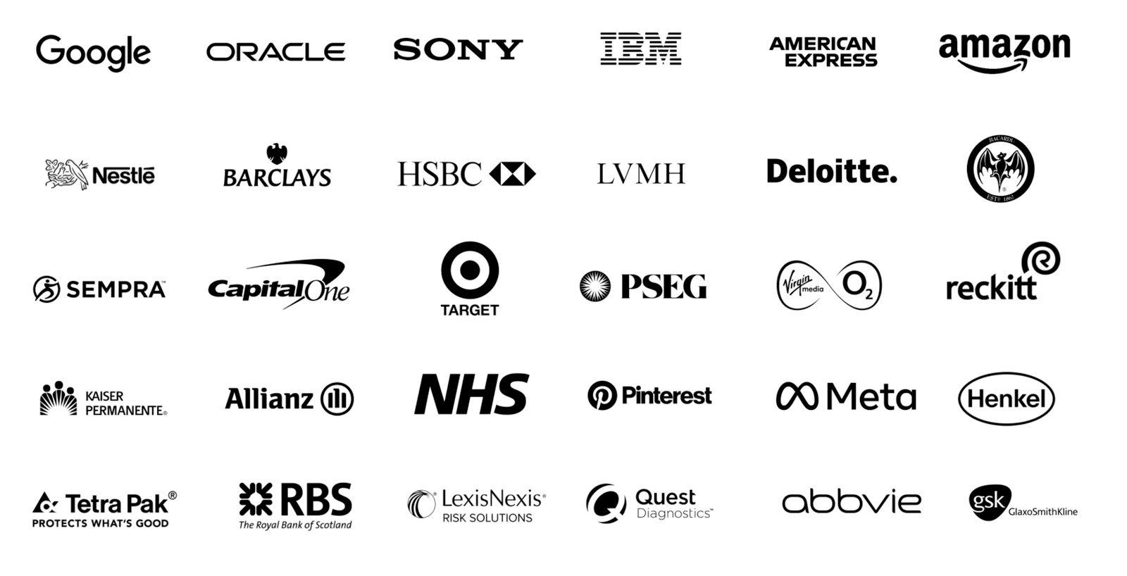 Organisations Shola has worked with
