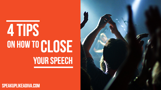 how to close your speech