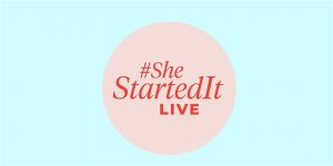 She started it live