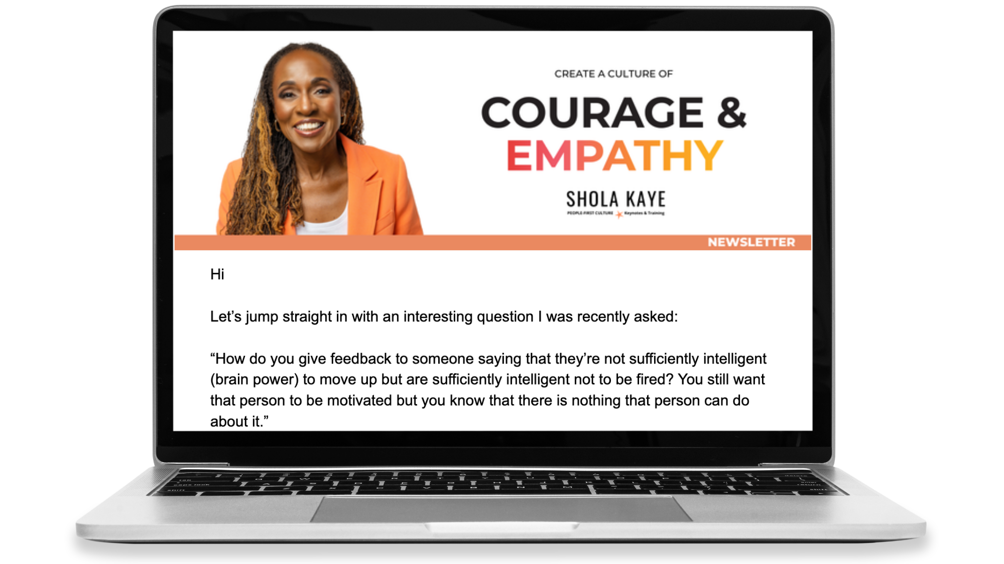 Shola kaye Newsletter Sign Up